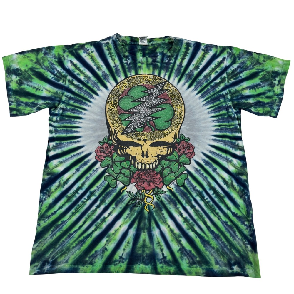 Grateful Dead SunDog Tie Dye T-Shirt M
2006 GDP Shamrock Skull Steal Your Face
